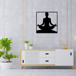 Meditation Zen Metal Wall Art