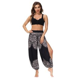 Digital Printed Yoga Wide Leg Pants