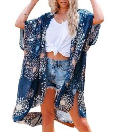 Bohemian Chiffon Printed Beachwear Holiday Shawl