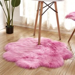 Fluffy 6cm Plush Carpet Fuzzy Wool Floor Mat Multicolor Flowers Clouds Soft Living Room Bedroom Aldult Child Kids Fashion Lovely
