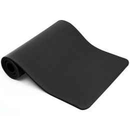 0.6-inch Thick Yoga Mat Anti-Tear High Density NBR Exercise Mat Anti-Slip Fitness Mat