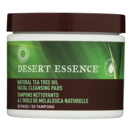 Natural Tea Tree Oil Facial Cleansing Pads - Original - 50 Pads