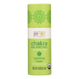 Aura Cacia - Organic Chakra Balancing Aromatherapy Roll-on - Opening Heart - .31 oz