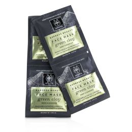 APIVITA - Express Beauty Face Mask with Green Clay (Deep Cleansing) 05838 6x(2x8ml)