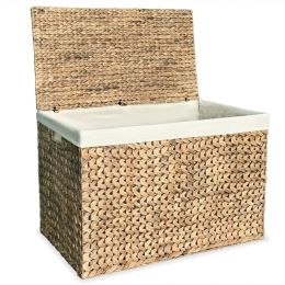 vidaXL Laundry Basket 32.3"x16.7"x20.7" Water Hyacinth