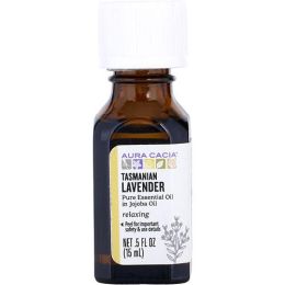 ESSENTIAL OILS AURA CACIA by Aura Cacia TASMANIA LAVANDER IN JOJOBA OIL 0.5 OZ