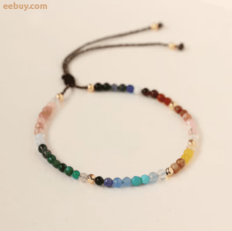 Crystal Chakra Zodiac Bracelet