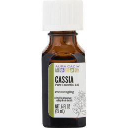 ESSENTIAL OILS AURA CACIA by Aura Cacia CASSIA-ESSENTIAL OIL 0.5 OZ