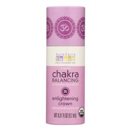Organic Chakra Balancing Aromatherapy ROLL ON- Enlightening Crown - .31 oz