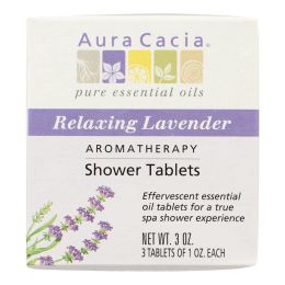 Aromatherapy Shower Tablets Relaxing Lavender - 3 Tablets