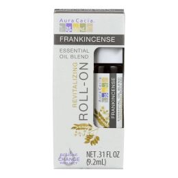 Aura Cacia - ROLL ON Essential Oil - Frankincense - (Case of 4x.31 fl oz)
