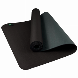 tpECOmat - Super Grippy Yoga Mat (Color: DARK BYZANTIUM / SLATE, size: 4mm)