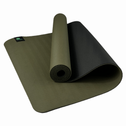 tpECOmat - Super Grippy Yoga Mat (Color: TOPAZ / BLACK, size: 4mm)