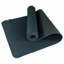 tpECOmat Ultra Yoga Mat (Color: Bohemian Blue/Cool Gray)