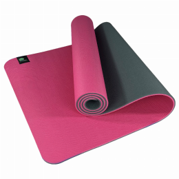 tpECOmat Ultra Yoga Mat (Color: Pink Phlox/Castlerock)