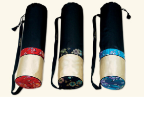 Tote Bag For Yoga (Color: Black, size: 26-1/4"L X 5-1/2" Diameter)