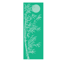 Yogi Mat (Color: Teal, size: 1/8"H X 24"W X 68"L)