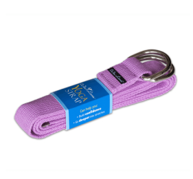 Yoga Strap (Color: Lilac, size: 6 Feet)