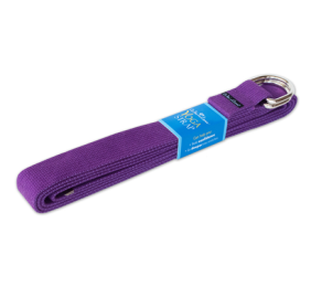 Yoga Strap (Color: Purple, size: 6 Feet)