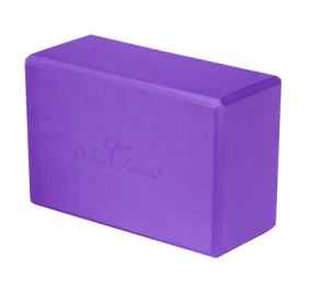 Foam Yoga Block (Color: Purple, size: 4" X 6" X 9")