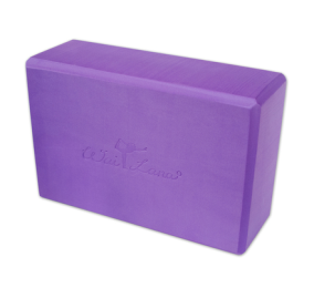 Foam Yoga Block (Color: Purple, size: 3" X 6" X 9")