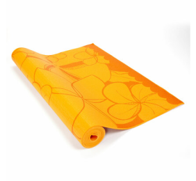 Yogi Mat (Color: Orange, size: 1/8"H X 24"W X 68"L)