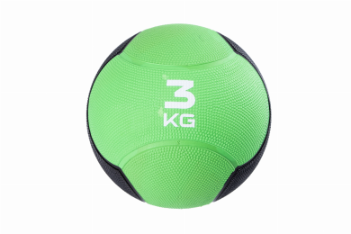 Medicine Ball (Color: Green, Black, size: 3 kg)