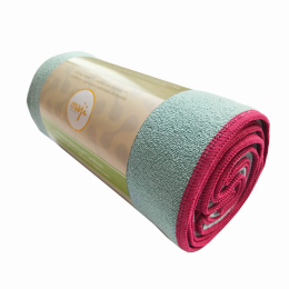 NoSkid Sandwash Yoga Towel (Color: Lightblue)