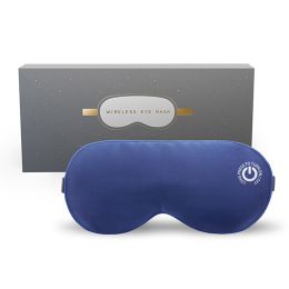USB Rechargeable Heating Therapy Graphene / Real Silk Sleep Eye Mask (Ships From: China)