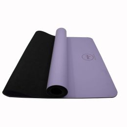 The Ultimate PU + Natural Rubber Yoga & Exercise Mat. (Color: Gray)