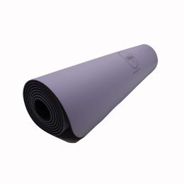 The Ultimate PU + Natural Rubber Yoga & Exercise Mat. (Color: Black)