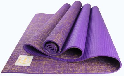 Jute Premium Eco Yoga Mat (Color: Purple)
