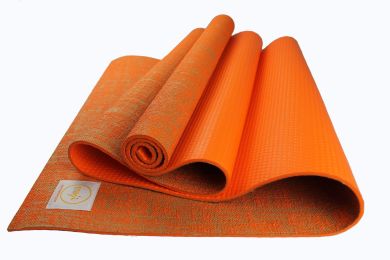 Jute Premium Eco Yoga Mat (Color: Orange)