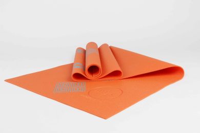 Maji Sport PRINTED PVC PREMIUM YOGA MAT (Color: Orange)
