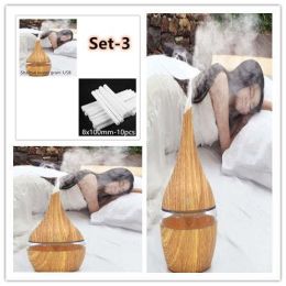 300ML LED Essential Oil Diffuser (Color: Set 5)