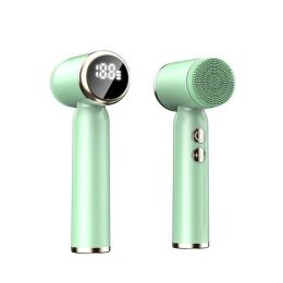 6 N 1 LED FACIAL CLEANSING SYSTEM (Color: Green)
